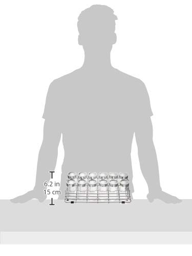 Amazon｜DULTON スパイスラック 0 本体:ガラス 蓋:ポリスチレン ラック